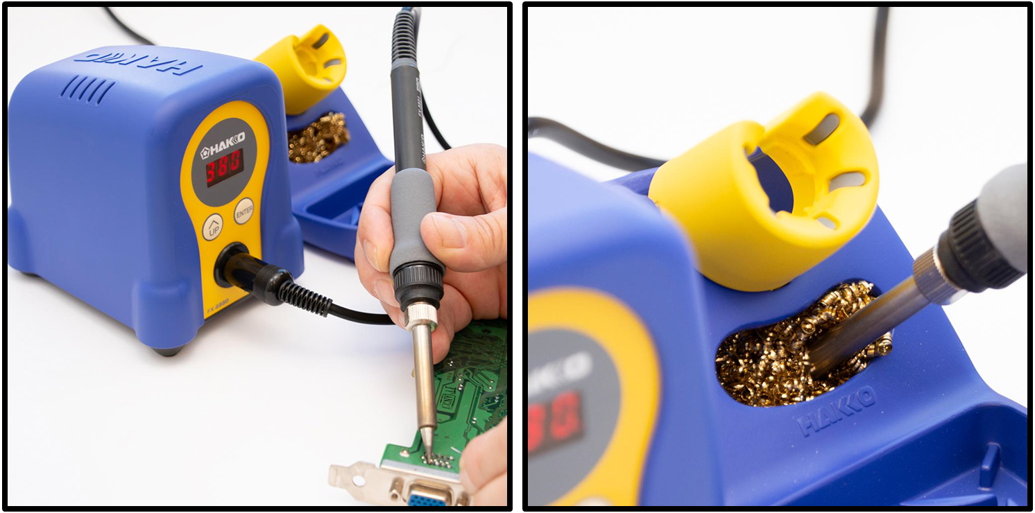 תחנת הלחמה דיגיטלית לאלקטרוניקה HAKKO FX-888D